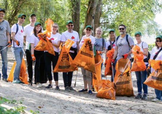 Mitarbeitende von BNP Paribas engagieren sich bei KRAKE e. V.